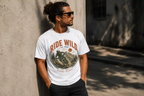 Vintage MTB Graphic Tee |Ride Wild Mountain Bike T-Shirt | Unisex Outdoor Rider Tee