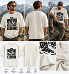 The Mountains Never Forget Their Legends – Vintage Mountain Graphic T-Shirt