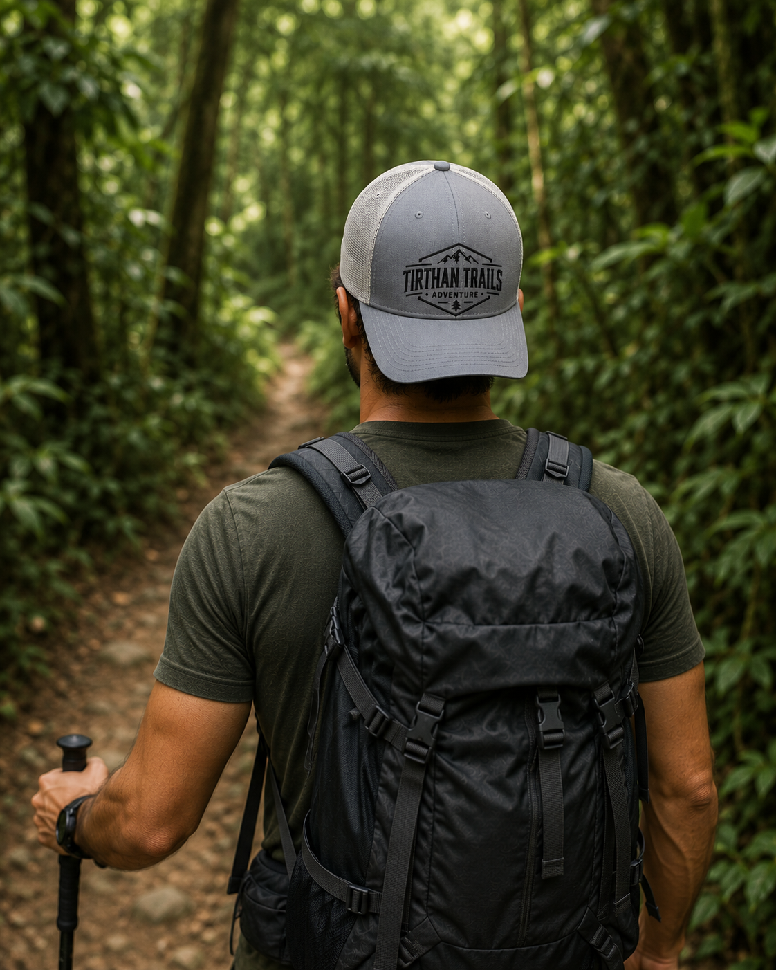 Trucker Cap | Tirthan Trails Adventure Cap | Hiking Trekking and Outdoors