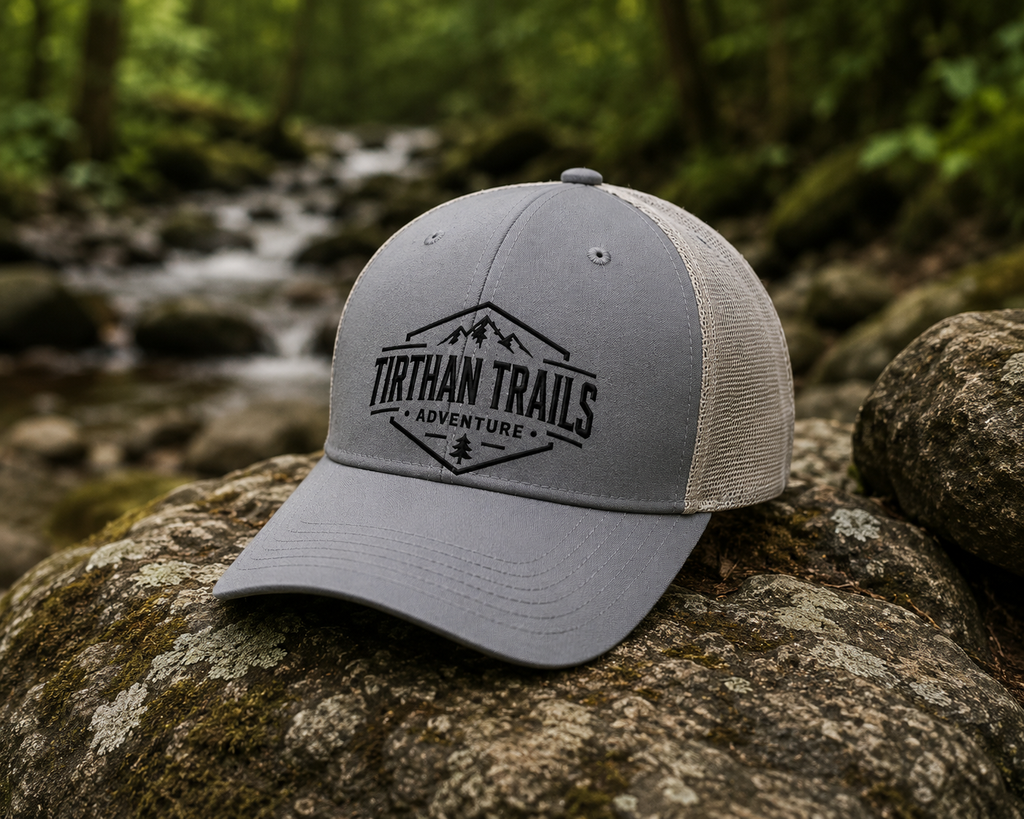 Trucker Cap | Tirthan Trails Adventure Cap | Hiking Trekking and Outdoors