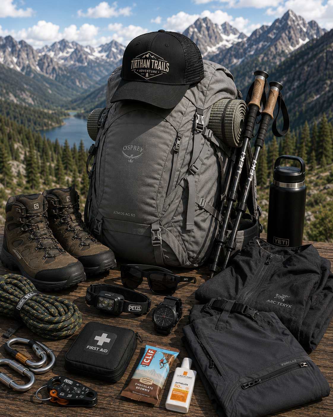 Trucker Cap | Tirthan Trails Adventure Cap | Hiking Trekking and Outdoors