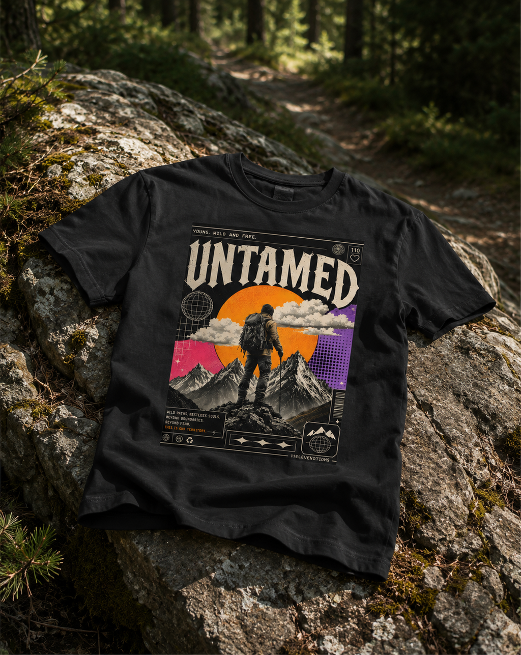 Oversized Classic T shirt | Untamed Y2K Retro Graphic Tees