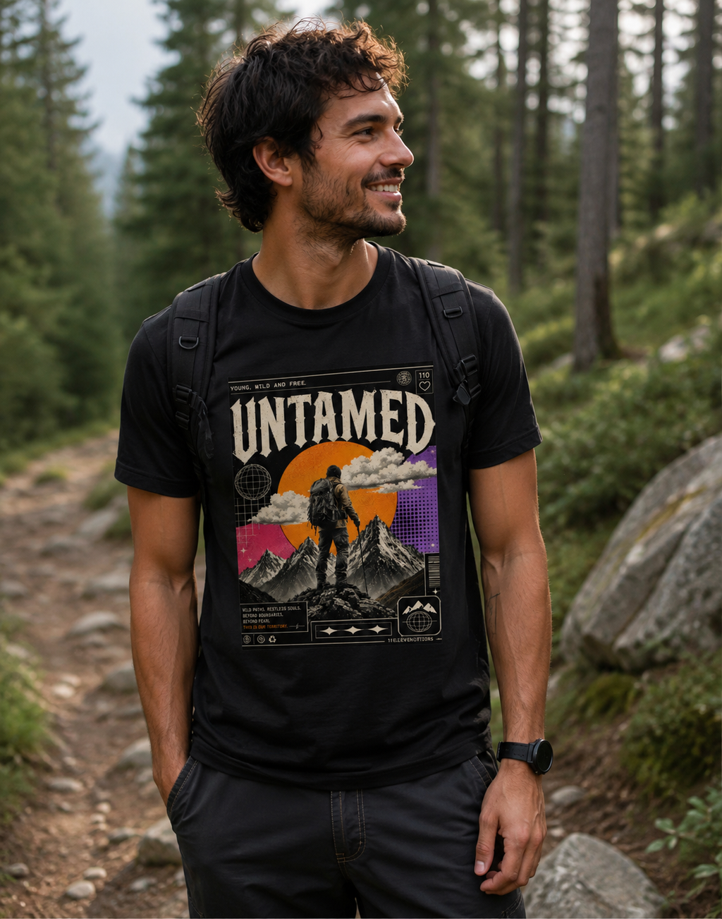 Oversized Classic T shirt | Untamed Y2K Retro Graphic Tees