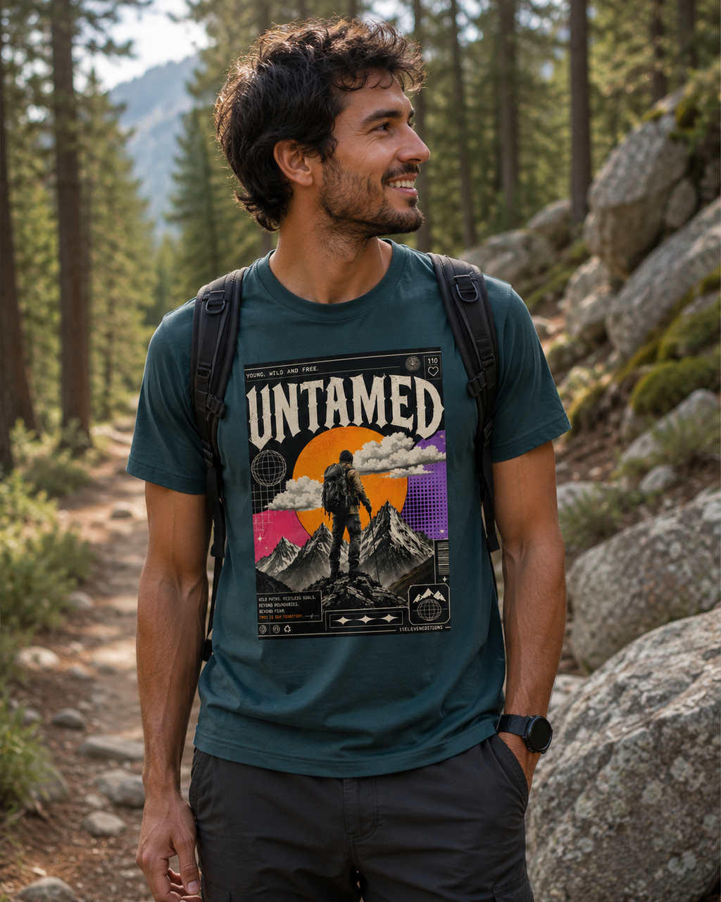 Oversized Classic T shirt | Untamed Y2K Retro Graphic Tees