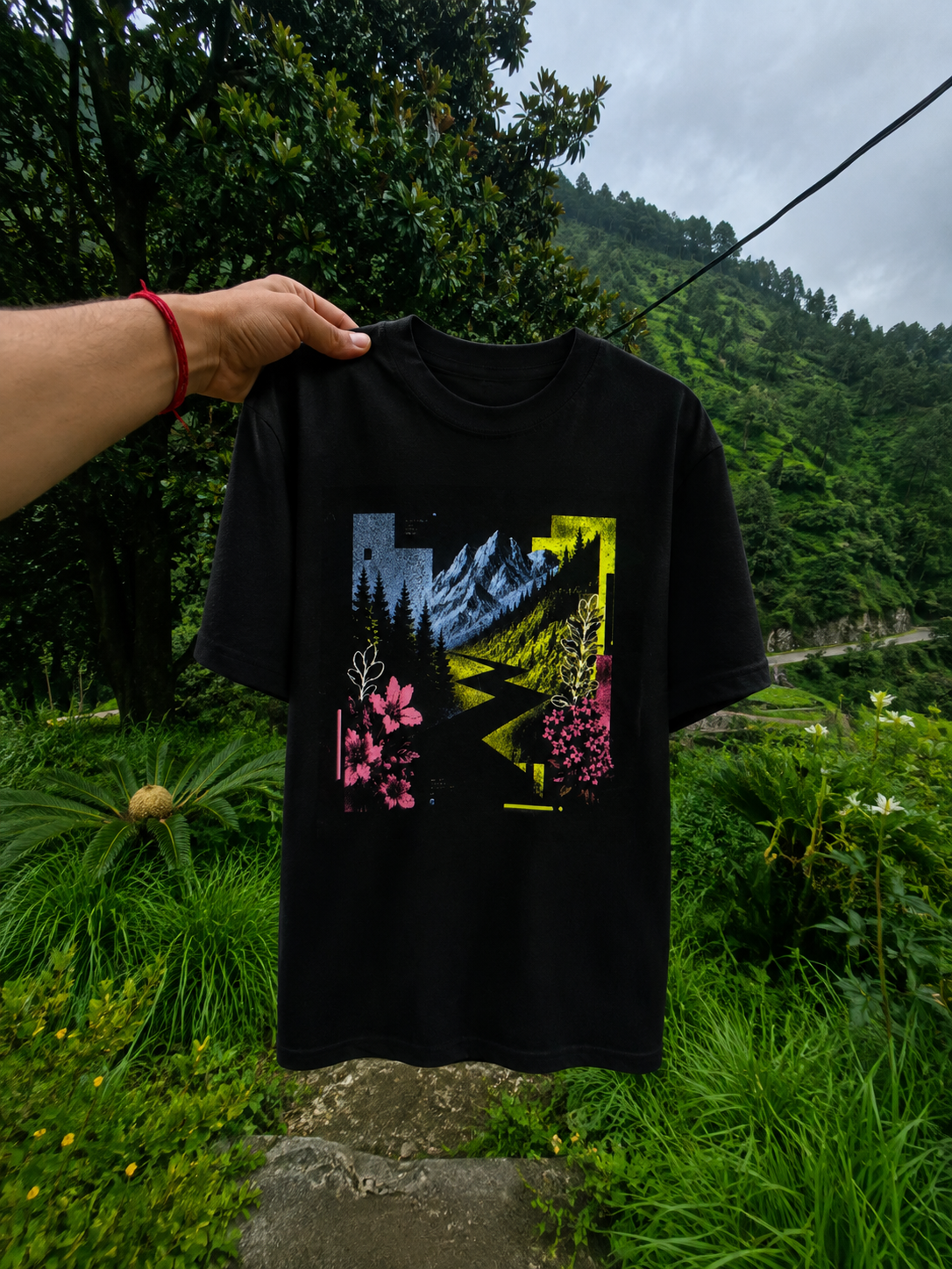 Unisex classic Regular Fit Neon Wilderness Tee