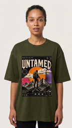 Oversized Classic T shirt | Untamed Y2K Retro Graphic Tees