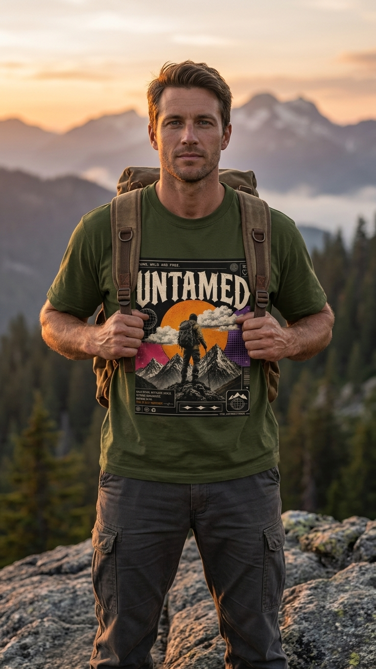 Oversized Classic T shirt | Untamed Y2K Retro Graphic Tees