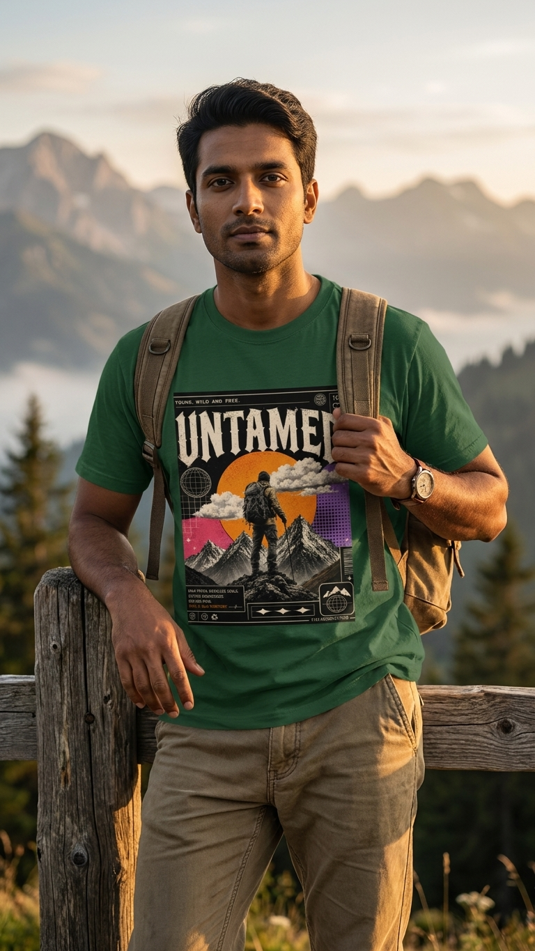 Oversized Classic T shirt | Untamed Y2K Retro Graphic Tees