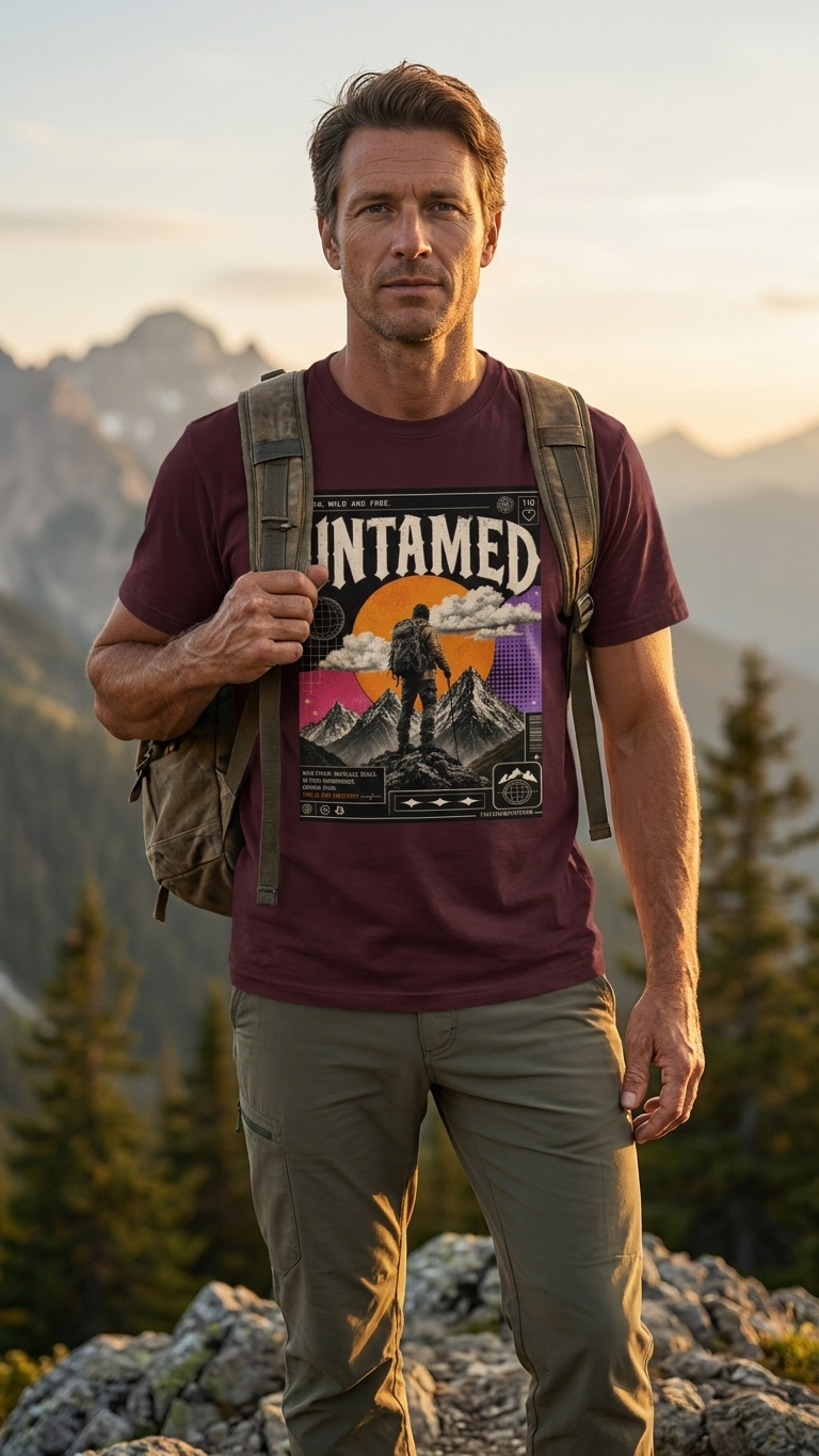 Oversized Classic T shirt | Untamed Y2K Retro Graphic Tees