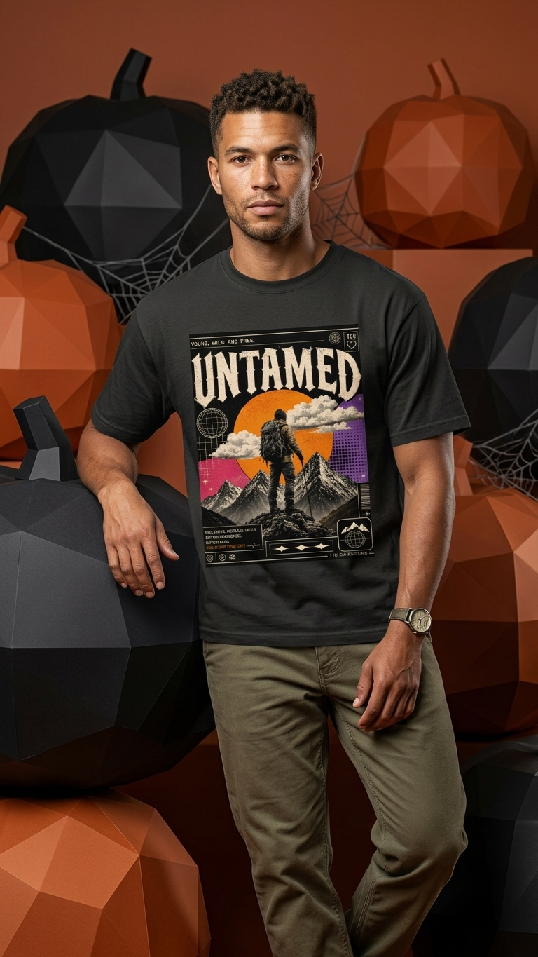 Oversized Classic T shirt | Untamed Y2K Retro Graphic Tees